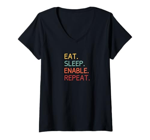 Damen AKTIVIEREN T-Shirt mit V-Ausschnitt Damen AKTIVIEREN T-Shirt mit V-Ausschnitt von Meaningful Enabler Merch