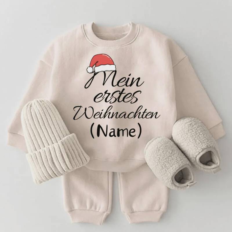 Personalisiertes Baby Set „Mein Erstes Weihnachten" | Weihnachtsoutfit Mit Name Geschenk Zur Ersten Weihnachten von MearchenMode