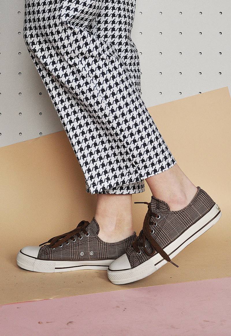 90Er Boycot Sneakers Karierte Turnschuhe Retro Club Kid Textil Karierte/Größe 8, 5 Us 6 Uk 39 Eu von MeasureTheTreasure