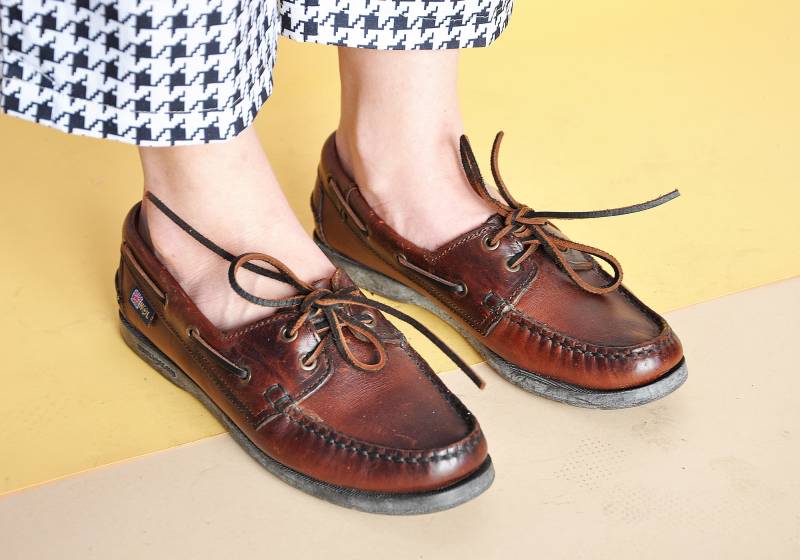90Er Jahre Adrette Loafer Henri Lloyd Slipper Boho Retro Schule Vorbereitung/Größe 7 Us 4.5 Uk 37 Eu von MeasureTheTreasure