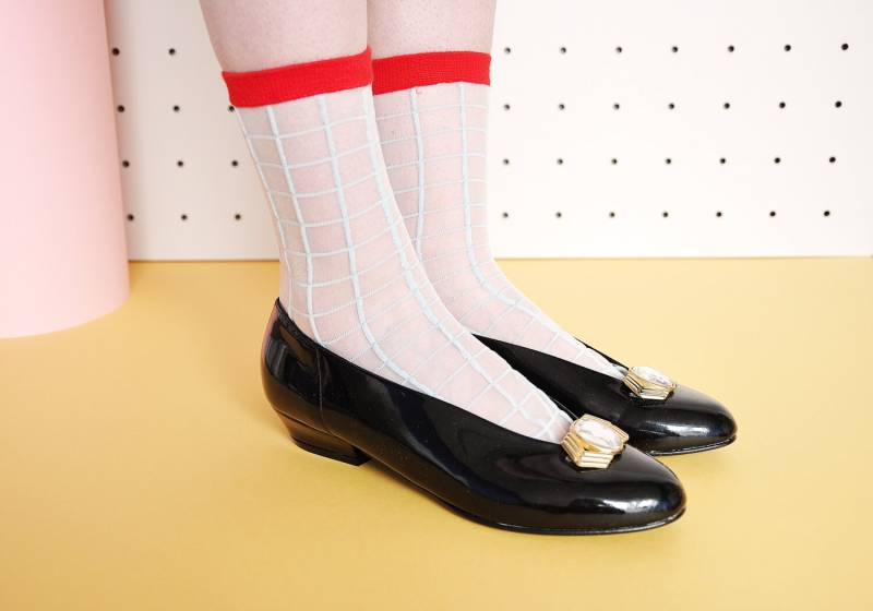 90Er Jahre Royal Lackschuhe Mit Diamanten Schuhe Ballerinas Balerinas Knöchel Flache Grace Kelly/Größe 7.5 Us 5 Uk 38 Eu von MeasureTheTreasure