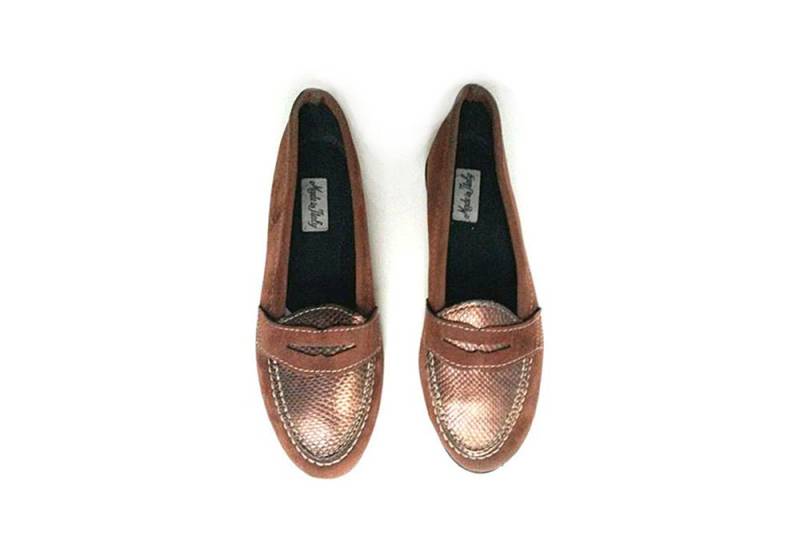 90Er Penny Loafers Preppy Classic Wildleder Loafer Schlangenhaut Boho Hippie/Größe 6, 5 Us 4 Uk 37 Eu von MeasureTheTreasure
