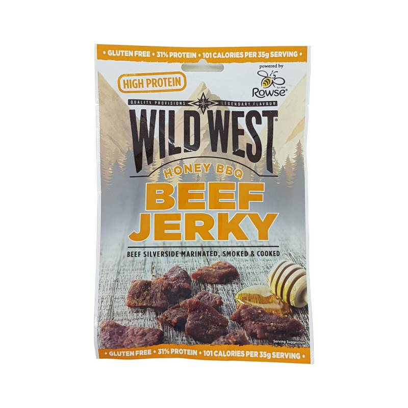 78,43 €/kg Wild West Beef Jerky - Honey BBQ Trockenfleisch von MeatSnacks Group