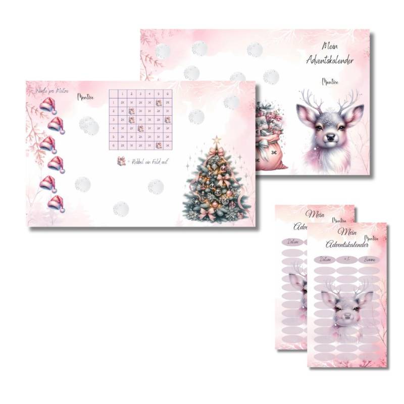 Mein Adventskalender Klappkarte + Tracker von Meative