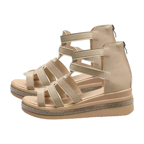 Espadrilles mit Keilabsatz Damen Mules Plateau Plateau Platform Schuhe mit Absatz Espadrilles mit gekreuzten Bändern mit verstellbarer Schnalle Weiche Bequeme Sandale Braut Sandalen Damen mit hohem Espadrilles mit Keilabsatz Damen Mules Plateau Plateau Platform Schuhe mit Absatz Espadrilles mit gekreuzten Bändern mit verstellbarer Schnalle Weiche Bequeme Sandale Braut Sandalen Damen mit hohem von Meaunzyl
