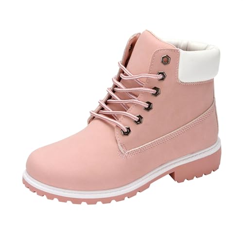 Meaunzyl Winterstiefel Damen Stiefeletten Stiefel Amphibienstiefel Wide Fit Plateau Bequeme Damen Schuhe Platform Zip Freizeit Schnee Winter Warm Retro Stil, Rosa, 42 EU Meaunzyl Winterstiefel Damen Stiefeletten Stiefel Amphibienstiefel Wide Fit Plateau Bequeme Damen Schuhe Platform Zip Freizeit Schnee Winter Warm Retro Stil, Rosa, 42 EU von Meaunzyl