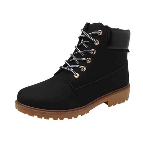 Meaunzyl Winterstiefel Damen Stiefeletten Stiefel Amphibienstiefel Wide Fit Plateau Bequeme Damen Schuhe Platform Zip Freizeit Schnee Winter Warm Retro Stil, Schwarz , 40 EU Meaunzyl Winterstiefel Damen Stiefeletten Stiefel Amphibienstiefel Wide Fit Plateau Bequeme Damen Schuhe Platform Zip Freizeit Schnee Winter Warm Retro Stil, Schwarz , 40 EU von Meaunzyl