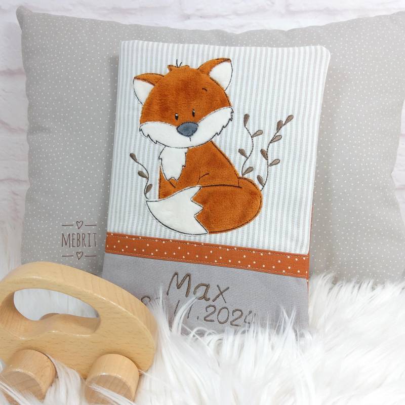 Niedliche U-Heft Hülle in Warmen Farbtönen/Fuchs/Mebrit/Geschenk Zur Taufe/Geschenk Geburt/U Heft Fuchs/U Mit Namen/ Niedliche U-Heft Hülle in Warmen Farbtönen/Fuchs/Mebrit/Geschenk Zur Taufe/Geschenk Geburt/U Heft Fuchs/U Mit Namen/ von Mebrit