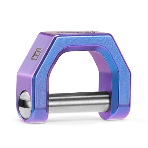 MecArmy Titan D Form Schlüsselanhänger, Schlüsselhalter mit D-Ring und Schraubschäkel von MecArmy