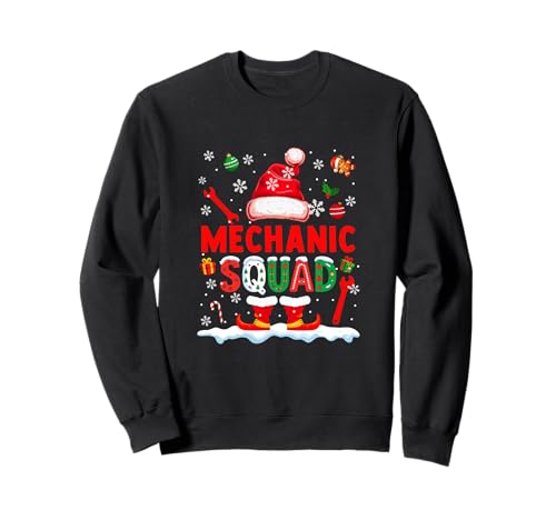 Mechanic Squad Herren Job Weihnachten Weihnachtsmann Kostüm Fliege Sweatshirt Mechanic Squad Herren Job Weihnachten Weihnachtsmann Kostüm Fliege Sweatshirt von Mechanic Christmas Costume