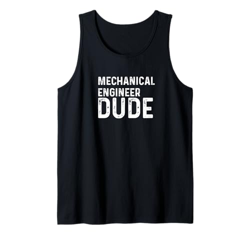 Herren Mechanischer Ingenieur Dude Distressed Acoustics Automation Tank Top von Mechanical Engineer Gifts for Men Women Work by RJ