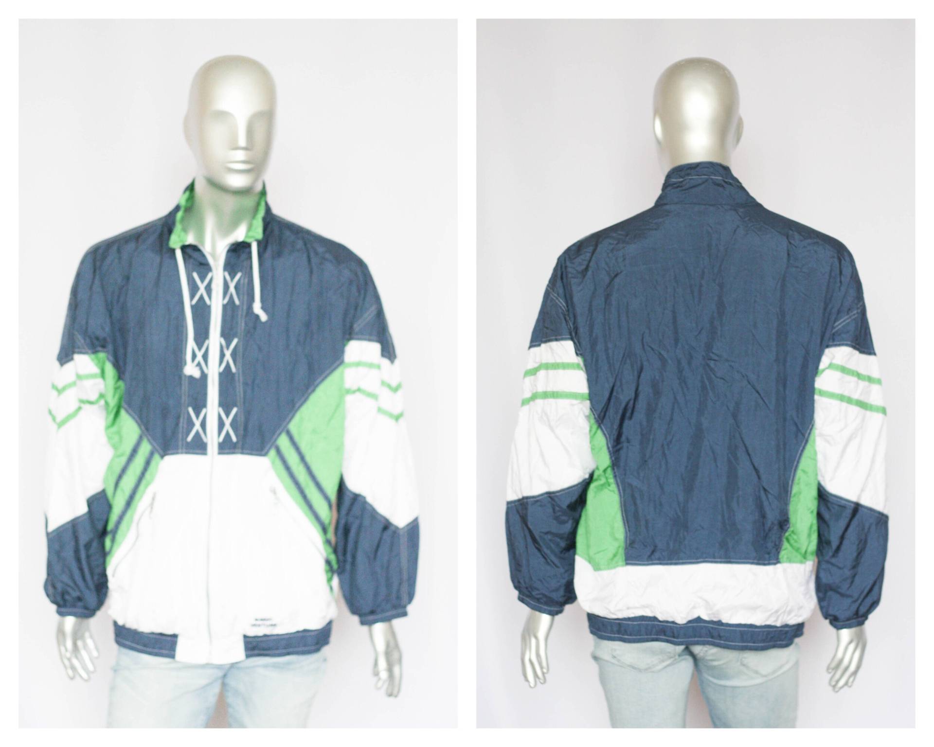 Grüne Jacke Vintage Windbreaker Grün Shell Herren Regenmantel Retro Track Herbstjacke Grüne Jacke Vintage Windbreaker Grün Shell Herren Regenmantel Retro Track Herbstjacke von MechanicalOrange