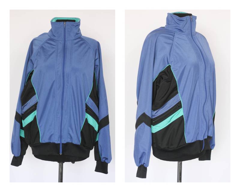 Vintage Bunte Jacke Sportjacke Damen Windjacke 90Er Kleidung Retro Regenmantel Freizeitjacke Mode von MechanicalOrange