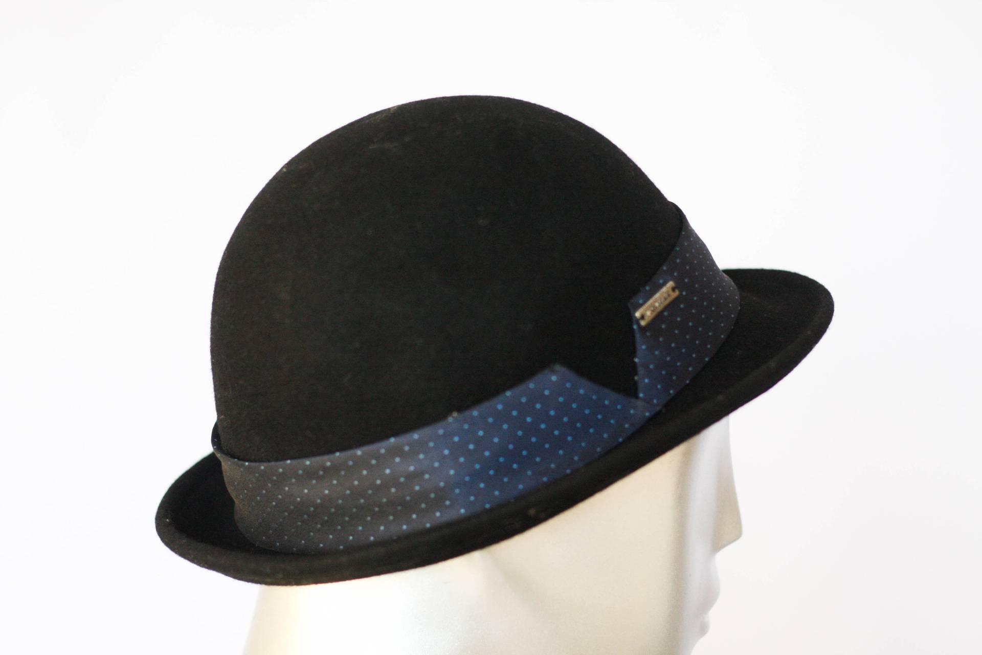 Wolle Mütze Unisex Herrenmütze Damenmütze Schwarz Fedora Fedora Größe Kleiner Herren Rund Kostüm Party Hut Vintage Hut von MechanicalOrange