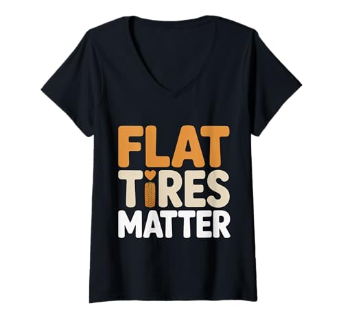 Damen Flat Tires Matter Auto Mechanic Repair Garage - T-Shirt mit V-Ausschnitt Damen Flat Tires Matter Auto Mechanic Repair Garage - T-Shirt mit V-Ausschnitt von Mechanische Fähigkeiten und Humor