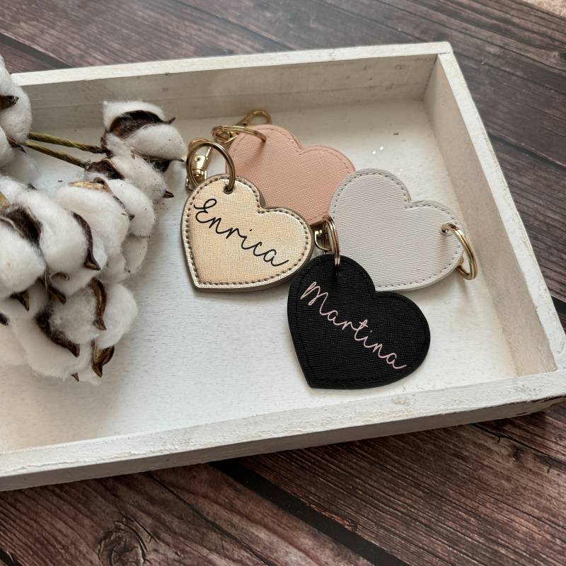 Personalisierter Schlüsselanhänger Beste Mama Geschenk Muttertag Oma Mitbringsel Aufmerksamkeit Vatertag Papa Opa Herz Handgemachtes Unikat von Meckerboeckchen