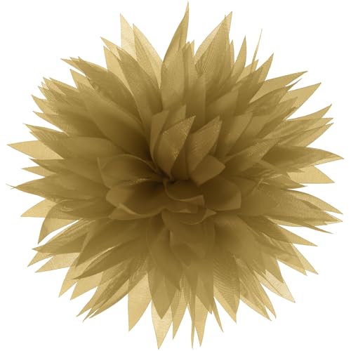 Mecool Blume Haar Clip Brosche Corsage Kopfschmuck Haar Pin Rose Haar Barrette Zubehör für Frauen Mädchen Party Hochzeit-Grün von Mecool