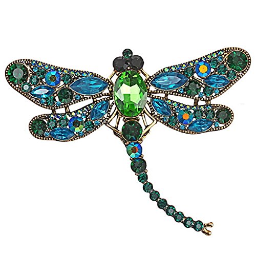 Mecool Dragonfly Brosche mit Nachahmung Kristall Charm Fliegende Insekt Legierung Brosche Pin Mecool Dragonfly Brosche mit Nachahmung Kristall Charm Fliegende Insekt Legierung Brosche Pin von Mecool