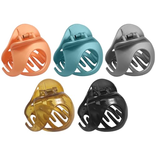 Mecool Haarklammern für Damen, Pferdeschwanz-Halter, Kopfbedeckung, Haarstyling-Zubehör für glattes und lockiges Haar, rutschfeste Haarklammern, Haar-Accessoires für Damen, Haarklammern-Set, 5 Stück von Mecool