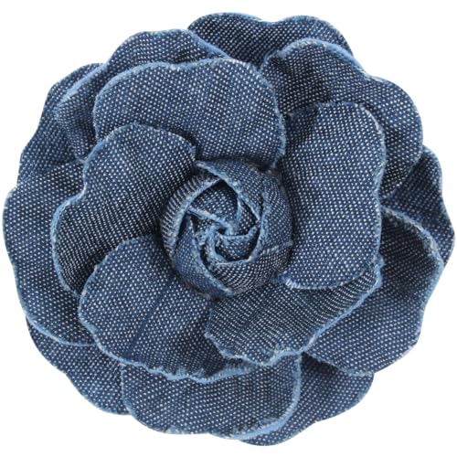 Mecool Rose Haar Clip Brosche Korsage Kopfschmuck Blume Haar Pin Rose Haar Barrette Zubehör für Frauen Mädchen Party-Dunkelblau Mecool Rose Haar Clip Brosche Korsage Kopfschmuck Blume Haar Pin Rose Haar Barrette Zubehör für Frauen Mädchen Party-Dunkelblau von Mecool
