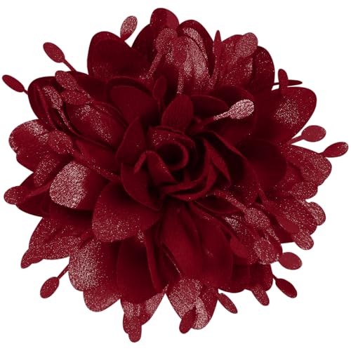Mecool Rose Haar Clip Party Hochzeit Brosche Corsage Haar Kopf Clip Kopfschmuck Blume Haar Pin Barrette Zubehör für Frauen Mädchen-Dunkelrot Mecool Rose Haar Clip Party Hochzeit Brosche Corsage Haar Kopf Clip Kopfschmuck Blume Haar Pin Barrette Zubehör für Frauen Mädchen-Dunkelrot von Mecool