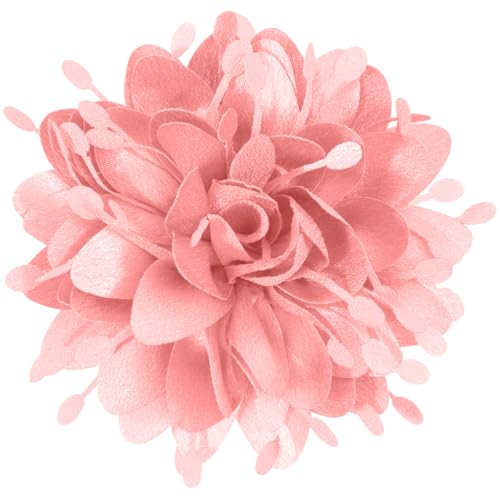 Mecool Rose Haar Clip Party Hochzeit Brosche Corsage Haar Kopf Clip Kopfschmuck Blume Haar Pin Barrette Zubehör für Frauen Mädchen-Rosa von Mecool