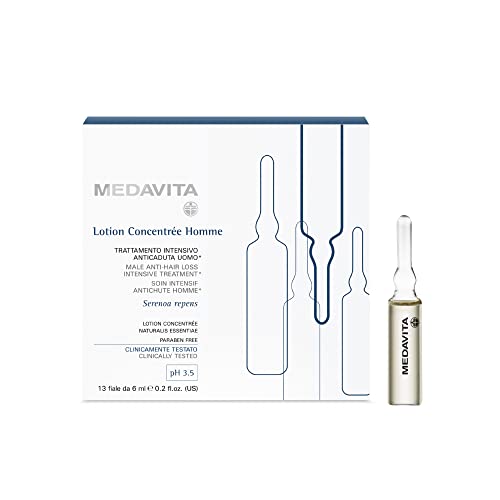 Medavita | Lotion Concentrée Homme, Intensive Anti-Fall Behandlung für Männer, pH 5,5, 13 fl x 6 ml von Medavita