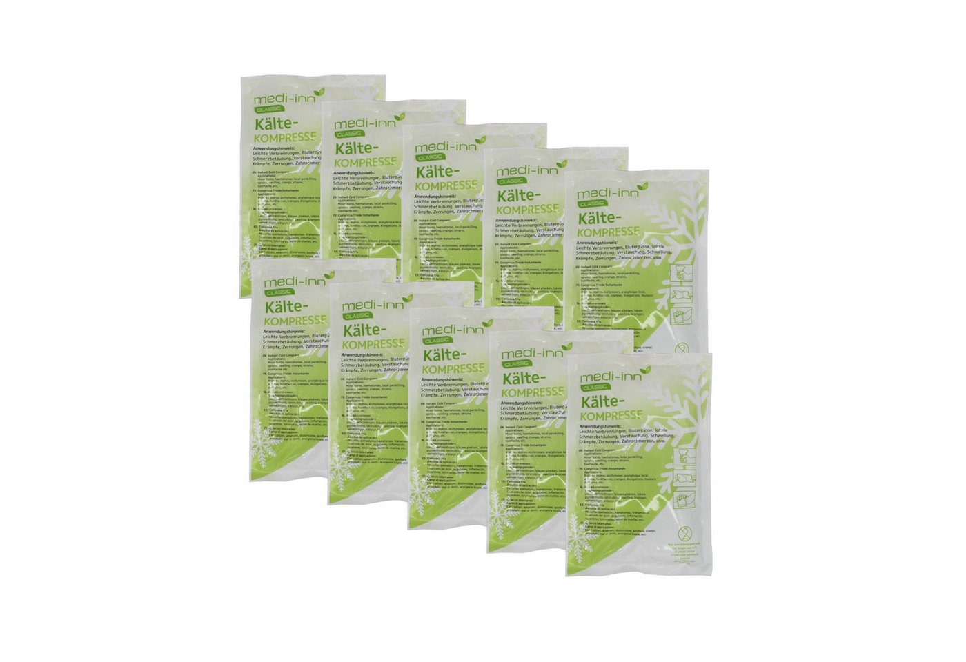 Medi-Inn Kalt-Warm-Kompresse Einmal Kälte-Sofort-Kompresse, 15,2 x 22,9 cm, 36 Stück, 36-tlg. von Medi-Inn