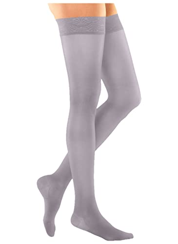 medi MJ-1 Metropole Kompressions-Schenkelstrümpfe | Größe S | Farbe: Dimgray | L2 Lang | Damen medi MJ-1 Metropole Kompressions-Schenkelstrümpfe | Größe S | Farbe: Dimgray | L2 Lang | Damen von medi