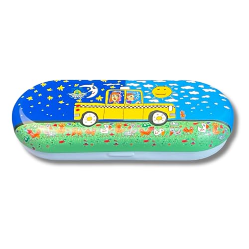 MediMuc Brillenetui FridolinEdition - Rizzi, Taxi and some pigeons - Maße: L/H/B 16 x 2,8 x 6,6cm von MediMuc