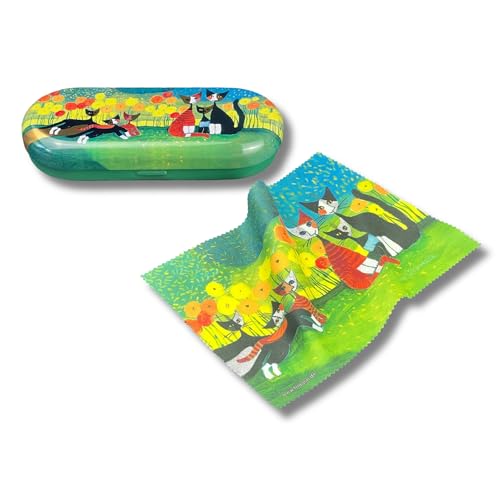 MediMuc Flaches Brillenetui mit passendem Reinigungstuch aus Microfaser - Rosina Wachtmeister, All together - Maße: L/H/B 16 x 2,8 x 6,6cm - FridolinEdition MediMuc Flaches Brillenetui mit passendem Reinigungstuch aus Microfaser - Rosina Wachtmeister, All together - Maße: L/H/B 16 x 2,8 x 6,6cm - FridolinEdition von MediMuc