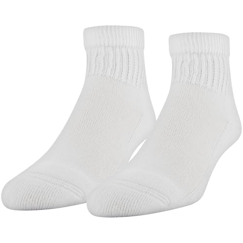 MediPeds Damen Diabetikersocken mit nicht bindendem Trichter-Top, 2 Paar, Weiss/opulenter Garten, 39-43 EU von MediPeds