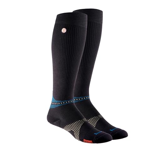 Mediashop NeuroSocks Athletic Knee High Socken - schwarz - S - Größe 35-38 - Atmungsaktive Kniesocken - nahtlos & maschinenwaschbar – blasenvermeidend & geruchshemmend von Mediashop