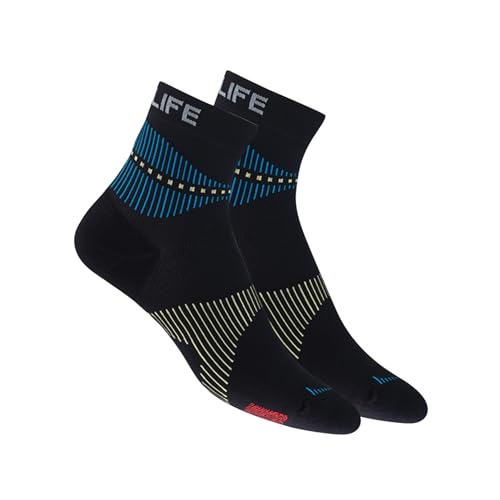 Mediashop NeuroSocks Athletic Socken - Das Original aus dem TV - schwarz -S - Socken - Größe 35-38 - Atmungsaktive Socken, nahtlos & maschinenwaschbar – blasenvermeidend & geruchshemmend von Mediashop