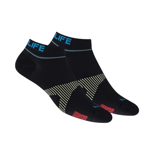 NeuroSocks Athletic NoShow Socken - schwarz - XL - 47-50 - Atmungsaktive Knöchelsocken - maschinenwaschbar – blasenvermeidend & geruchshemmend NeuroSocks Athletic NoShow Socken - schwarz - XL - 47-50 - Atmungsaktive Knöchelsocken - maschinenwaschbar – blasenvermeidend & geruchshemmend von Mediashop