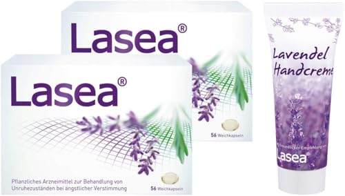 Lase a 2 x 56 Weichkapseln + gratis Lavendel Handcreme # hilft natürlich abzuschalten beruhigt und bessert in Lase a 2 x 56 Weichkapseln + gratis Lavendel Handcreme # hilft natürlich abzuschalten beruhigt und bessert in von Medibond