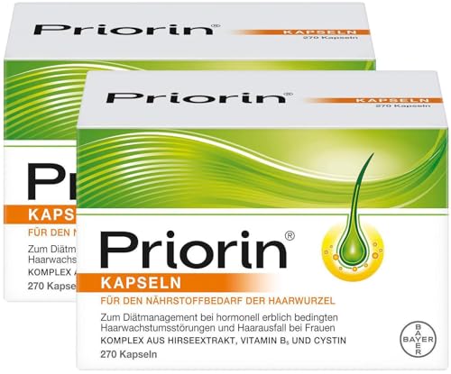PRIORlN Kapseln Doppelpack 2 x 270 Stück, Für Frauen - Praktisches Set für eine langfristige Anwendung von Medibond
