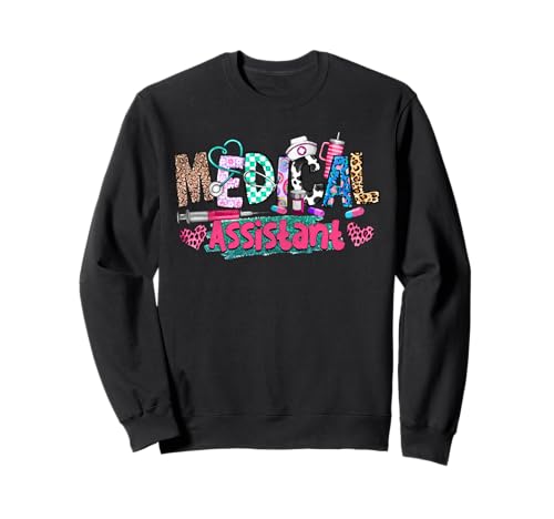 CMA Medical Assistant Krankenschwester Leopard Stethoskop Damen Herren Sweatshirt CMA Medical Assistant Krankenschwester Leopard Stethoskop Damen Herren Sweatshirt von Medical Assistant MA design