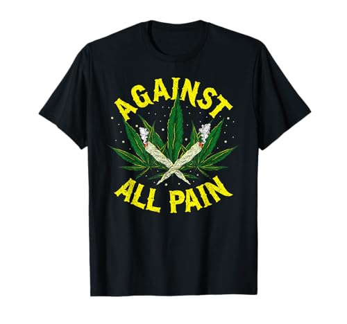 Herren Medizinischer Marihuana-Schmerzvernichter Cannabis-Liebhaber T-Shirt Herren Medizinischer Marihuana-Schmerzvernichter Cannabis-Liebhaber T-Shirt von Medical Marijuana Apparel Co.