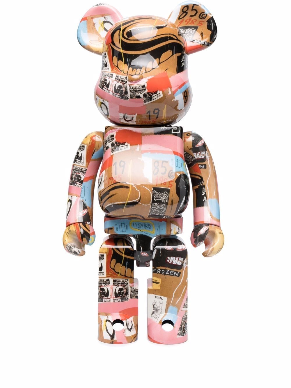 MEDICOM TOY Andy Warhol x Jean Michel Basquiat BE@RBRICK Figuren-Set - Braun von MEDICOM TOY