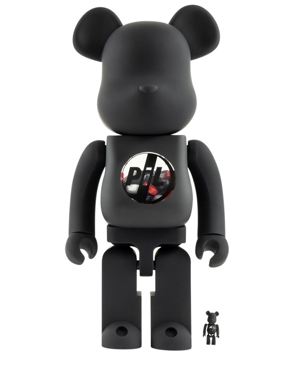 MEDICOM TOY Pil BE@RBRICK 100% und 1000% Figurenset - Schwarz von MEDICOM TOY