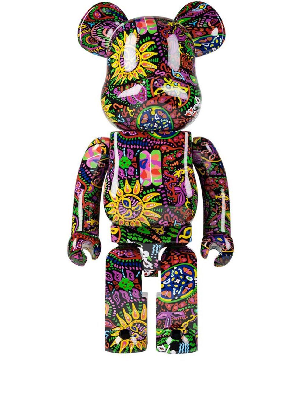 MEDICOM TOY Psychedelic Paisley BE@RBRICK 1000% Figur - Schwarz von MEDICOM TOY