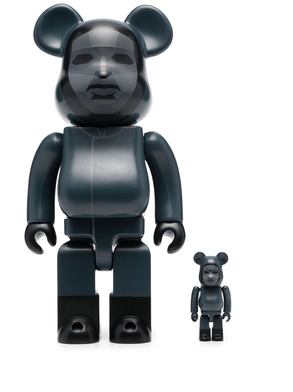 MEDICOM TOY Squid Game Frontman BE@RBRICK 100% und 400% Figuren-Set - Schwarz von MEDICOM TOY