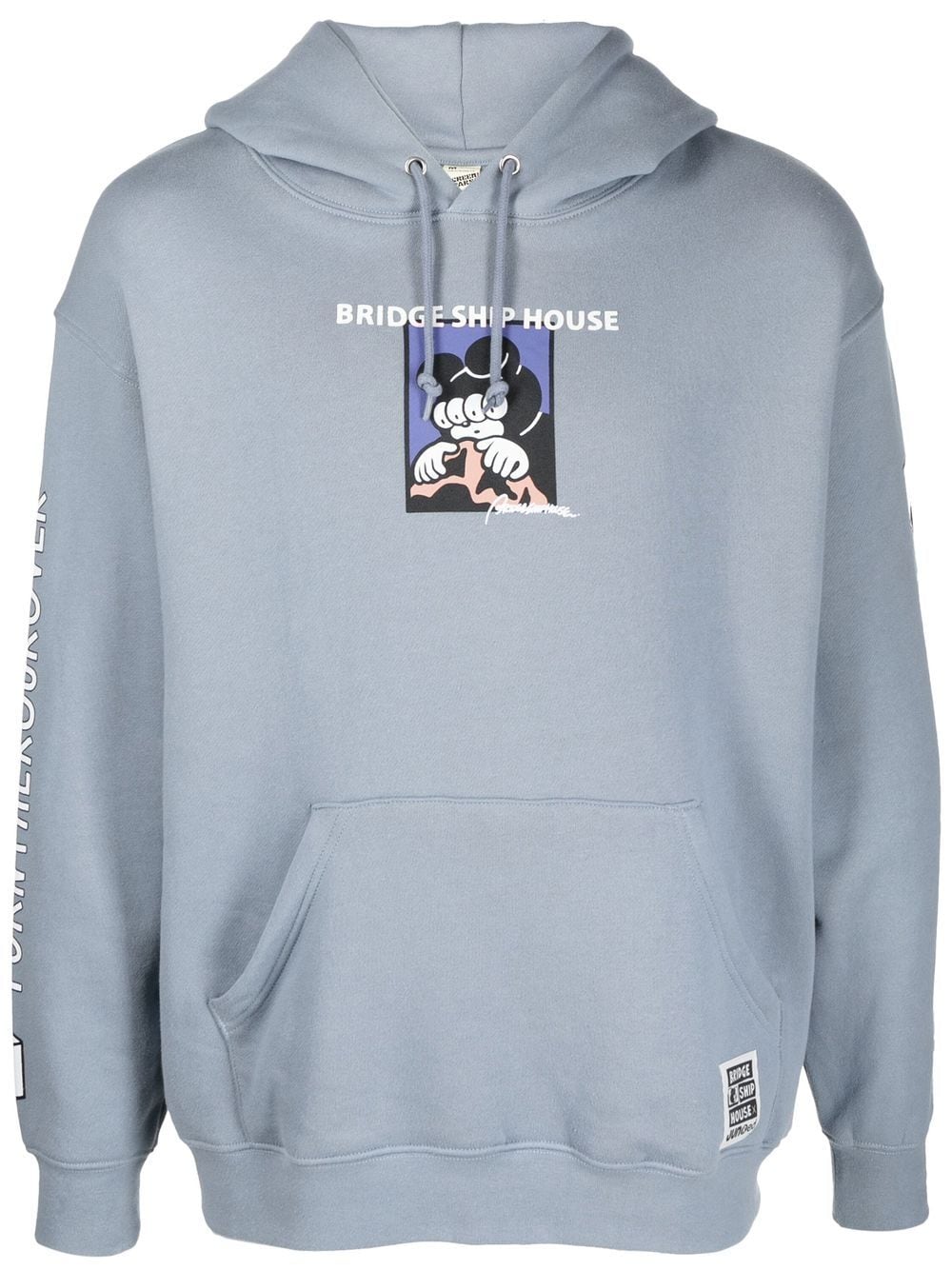 MEDICOM TOY x Bridge Ship House Kapuzenpullover - Blau von MEDICOM TOY