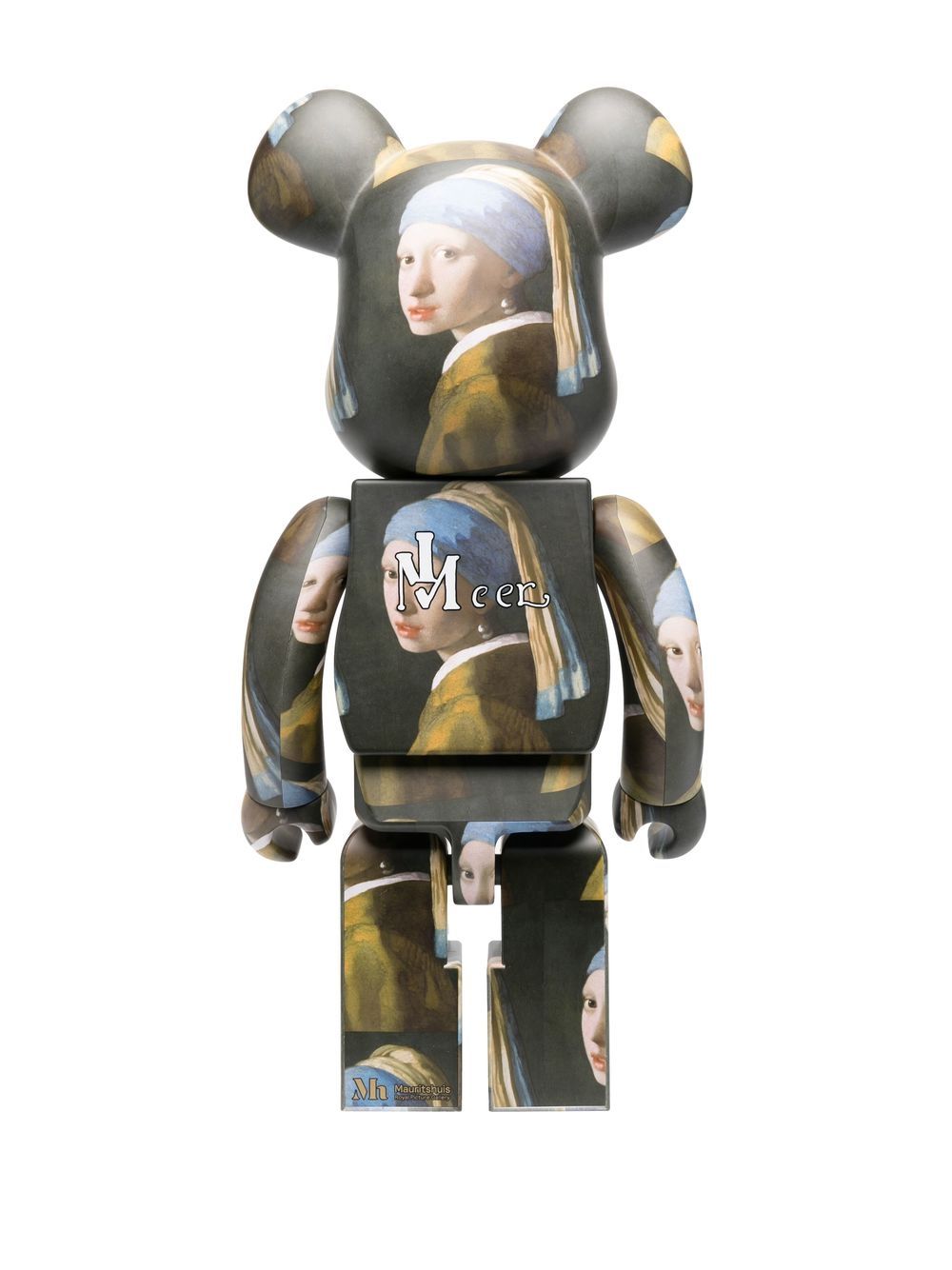 MEDICOM TOY x 1000% Johannes Vermeer Girl BE@RBRICK Figur - Schwarz von MEDICOM TOY