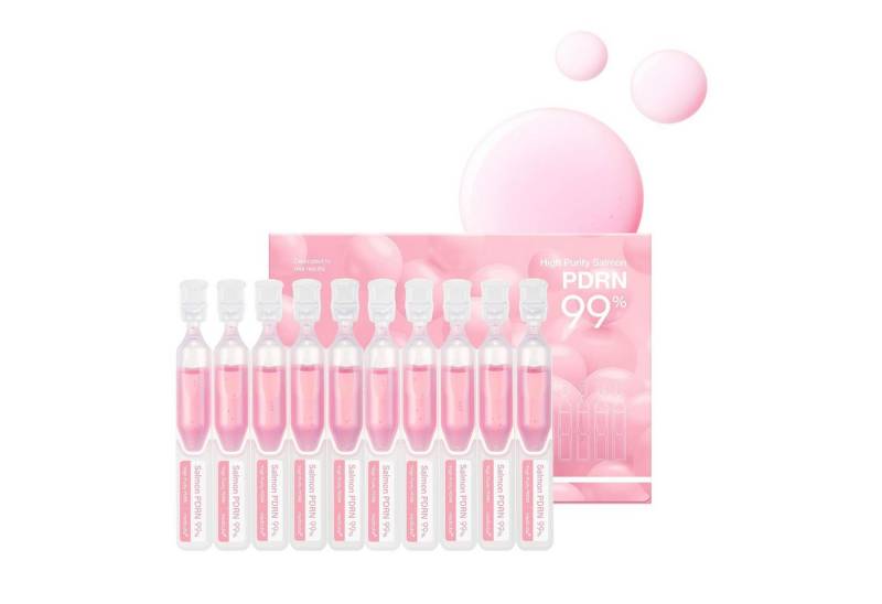 Medicube Gesichtsserum PDRN Pink One Day Serum Set – 10 Ampullen à 1,5 ml – feuchtigkeitsspendendes Anti-Aging Serum mit Lachs-DNA, Hyaluronsäure, Niacinamid & Peptiden für strahlende Haut von Medicube