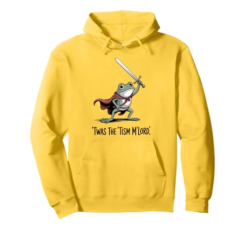 Lustiger Froschritter Spruch Autismus Krieger Humor Frauen Männer Pullover Hoodie von Medieval Sword Meme Neurodivergent Support