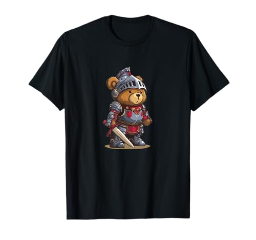 Cooler Knight Teddy-Look für Erwachsene und Kinder T-Shirt Cooler Knight Teddy-Look für Erwachsene und Kinder T-Shirt von Medieval Teddy Outfit