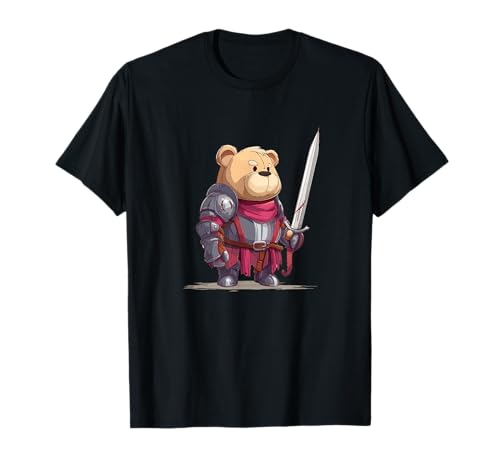 Pretty Knight Teddy für mittelalterliche Jungen und Mädchen T-Shirt von Medieval Teddy Outfit