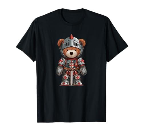 Teddybär Kostüm im Ritter-Look für Jungen und Mädchen T-Shirt von Medieval Teddy Outfit